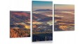 BESKIDY PANORAMA GÓR obraz na płótnie do sypialni 