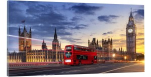 OBRAZ canvas do salonu sypialni Big Ben London 