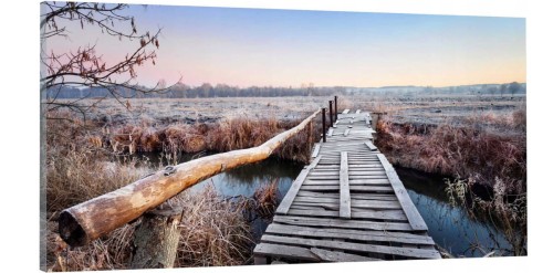 OBRAZ canvas PANORAMA do salonu sypialni pomost most 