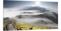OBRAZ canvas panoramiczny PANORAMA GÓR GÓRY MGŁA