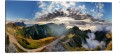 OBRAZ canvas panoramiczny góry świnica tatry szczyty