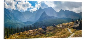 OBRAZ canvas panoramiczny hala gąsienicowa tatry góry 