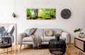 OBRAZ canvas panoramiczny las drzewa natura