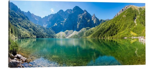 OBRAZ canvas panoramiczny morskie oko tatry góry 