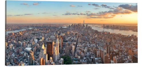 OBRAZ canvas panoramiczny new york manhattan widok