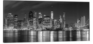 OBRAZ canvas PANORAMA Nowy York most brooklyn 