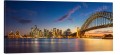 OBRAZ canvas PANORAMA Sydney nocą opera most 