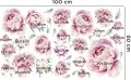 PIWONIE KWIATY PEONIE NAKLEJKI NA ŚCIANĘ dla dzieci