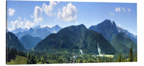 OBRAZ canvas panoramiczny tatry zakopane krokiew 