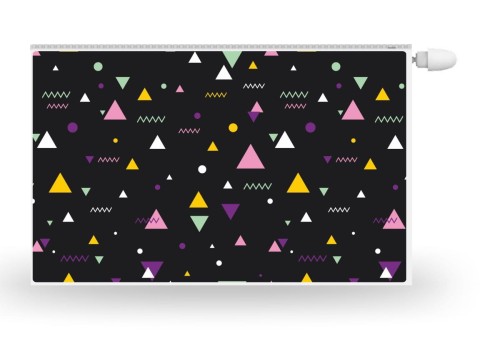 Mata magnetyczna na kaloryfer kolorowe kształty 