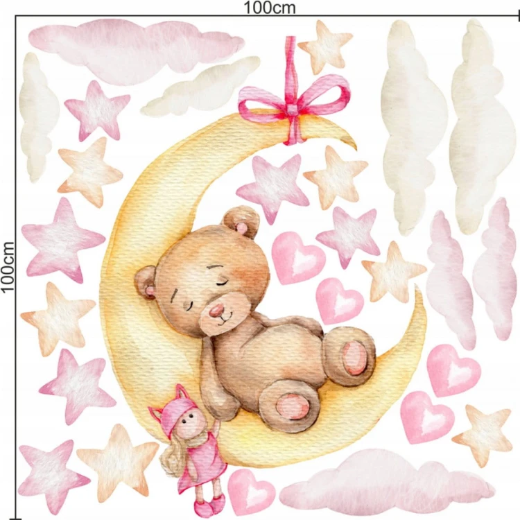 Pastel Miś Księżyc Róż 100.jpg