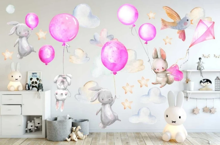 KROLICZKI BALONY RÓŻOWE w1 .jpg