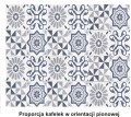 naklejki na kafelki płytki geometryczny patchwork 