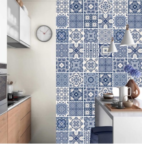 naklejki na kafelki płytki tradycyjna mozaika patchwork 