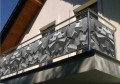 Osłona balkonowa na wymiar beton bloki sześcian 3d