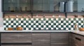 samoprzylepny Panel winylowy 100x50 PCV  Szachownica Marmur