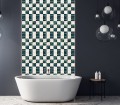 samoprzylepny Panel winylowy 100x50 PCV  Szachownica Marmur