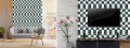 samoprzylepny Panel winylowy 100x50 PCV  Szachownica Marmur