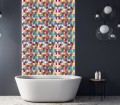 panel winylowy samoprzylepny 100x50 PCV   Drewno Bloki Kolor