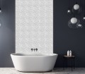 panel winylowy samoprzylepny 100x50 PCV  Geometria Linie