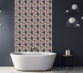 panel winylowy samoprzylepny 100x50 PCV  Kwiaty Geometria