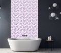 panel winylowy samoprzylepny 100x50 PCV  Róż Ważki