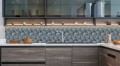 Panel Dekoracyjny 100x50 PCV  Kwiaty Tropiki Ciemne