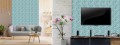 Panel ścienny samoprzylepny winylowy   Ceramiczny patchwork