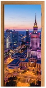 Naklejka na drzwi warszawa