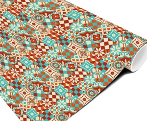 Wykładzina PCV Gumolit na Wymiar Płytki Patchwork