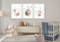 PLAKAT OBRAZEK miś  las