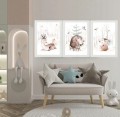 PLAKAT OBRAZEK miś  las