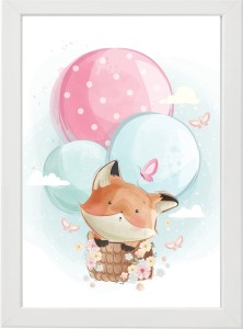 PLAKAT OBRAZEK Balon lis