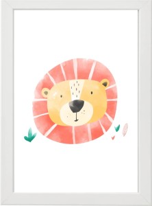 PLAKAT OBRAZEK Głowa lwa