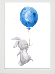 PLAKAT OBRAZEK Królik balonik 2