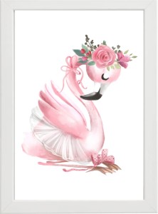 PLAKAT OBRAZEK Flaming baletnica