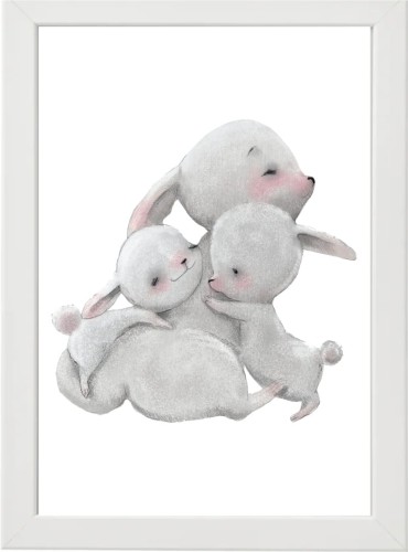 PLAKAT OBRAZEK Zając 4