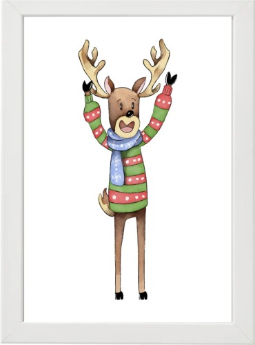 PLAKAT OBRAZEK Renifer