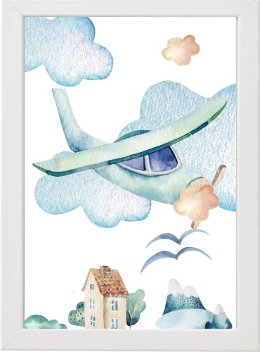 PLAKAT OBRAZEK Samolot