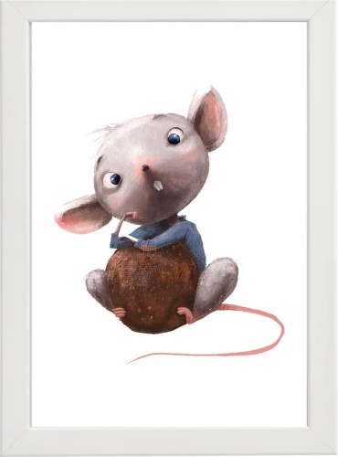 PLAKAT OBRAZEK Mała mysz