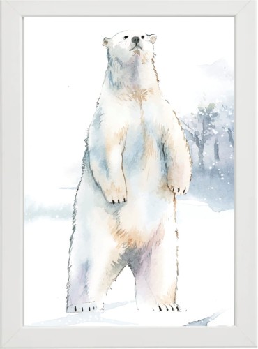 PLAKAT OBRAZEK Miś polarny