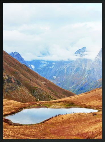 OBRAZ PLAKAT GÓRY GRUZJA JEZIORA KORULDI