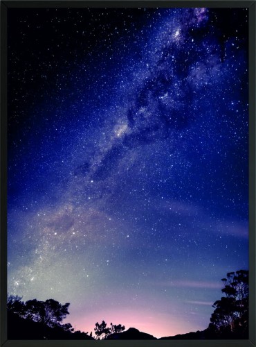 PLAKAT DEKORACYJNY GWIEŹDZISTE NIEBO NOC 