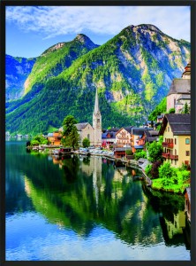 PLAKAT POSTER WYBRZEŻE MIASTO ZATOKA 