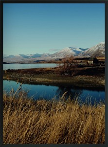 PLAKAT DO SALONU krajobraz natura staw