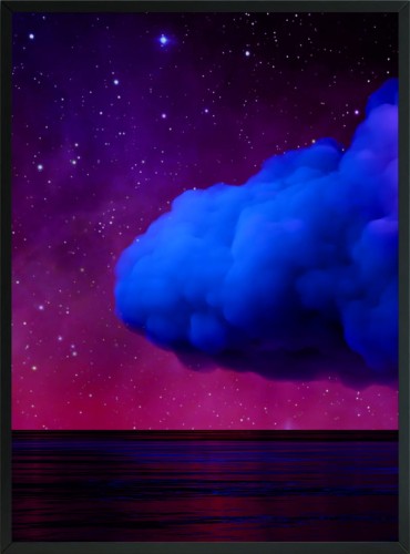 PLAKAT DO SYPIALNI NOCNE NIEBO GWIAZDY KOLORY 