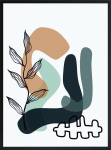 OBRAZ PLAKAT roślina styl skandynawski 