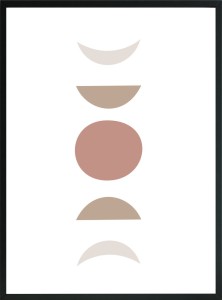 PLAKAT OBRAZ DEKORACYJNY DO BIURA KOŁA OKRĘGI 