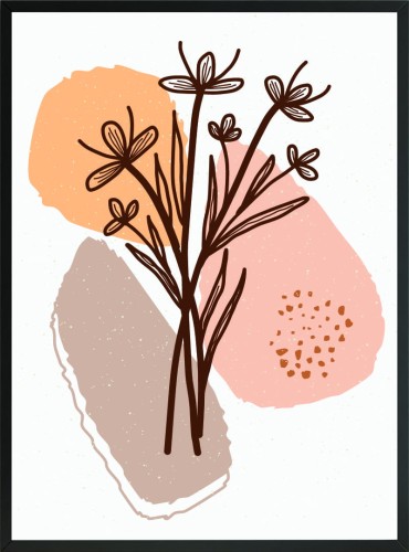 OBRAZ PLAKAT DEKORACYJNY ŚCIENNY ROŚLINA