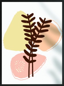 OBRAZ PLAKAT KOLOROWA ROŚLINA KOLORY